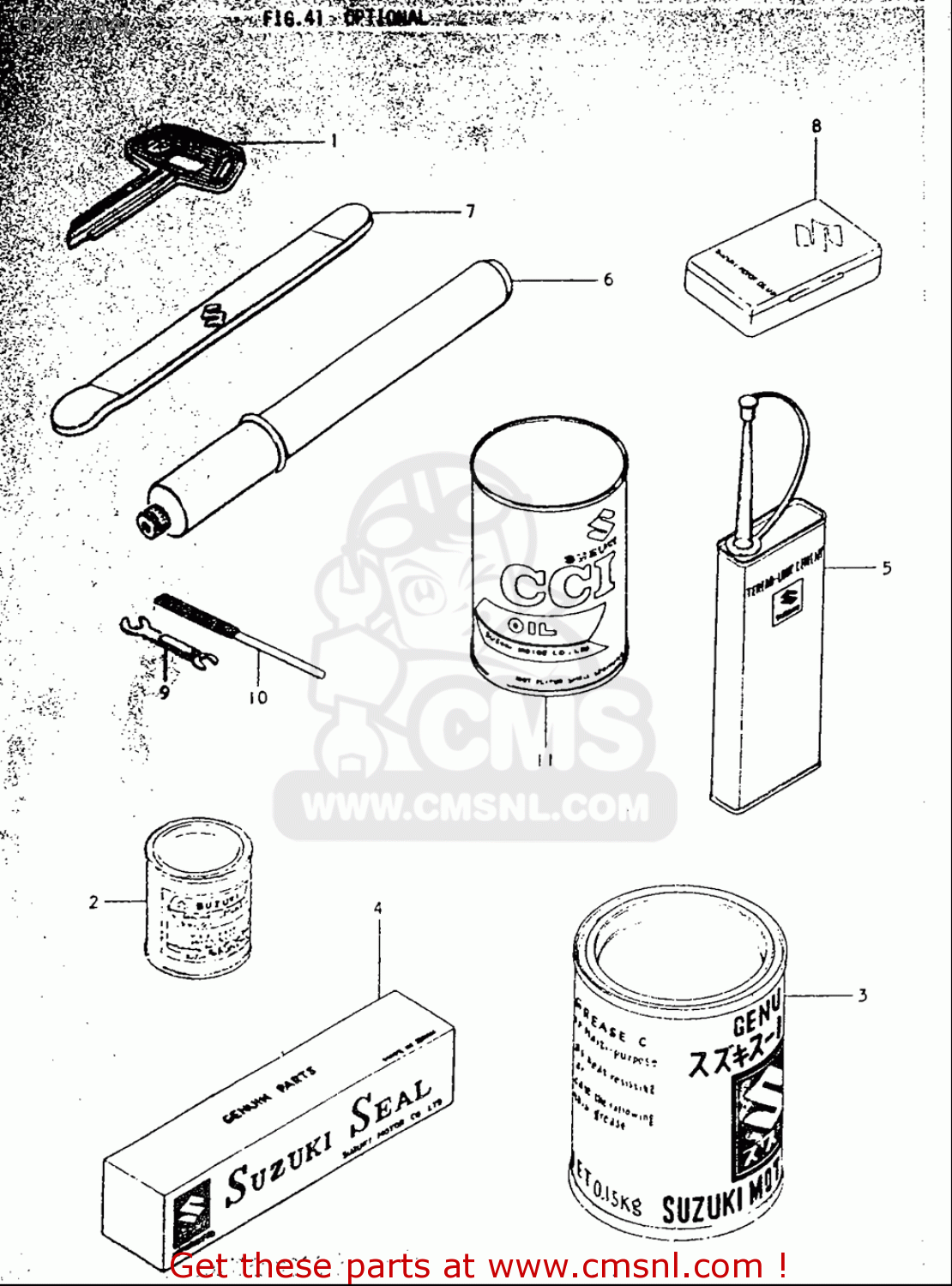 OPTIONAL TS250 19691970 USA (E03)