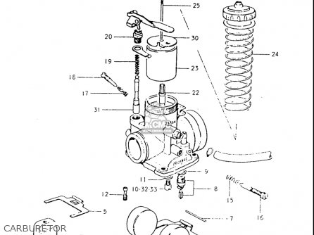 CARBURETOR - TS250 19691970 USA (E03)