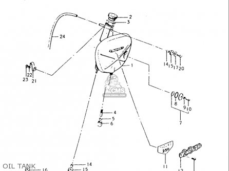 OIL TANK - TS250 19691970 USA (E03)