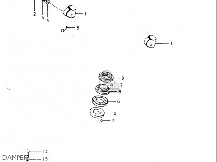 DAMPER - TS250 19691970 USA (E03)