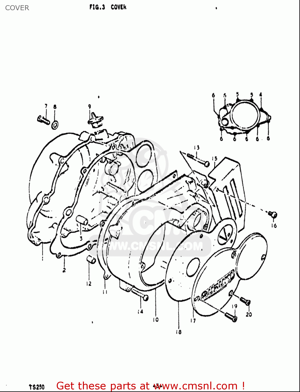 COVER TS250 1971 1972 (R) (J) USA (E03)