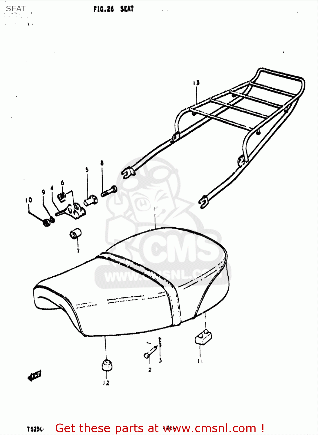 SEAT TS250 1971 1972 (R) (J) USA (E03)