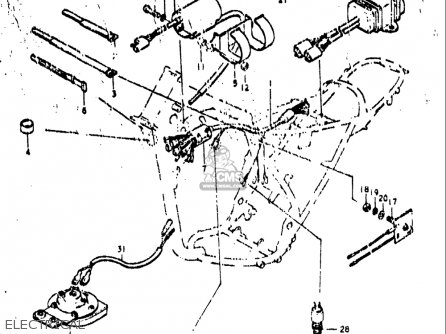 ELECTRICAL - TS250 1971 1972 (R) (J) USA (E03)