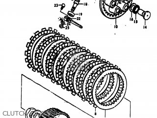 Suzuki TS250 1973 (K) USA (E03) parts lists and schematics