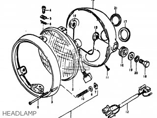 Suzuki TS250 1973 (K) USA (E03) parts lists and schematics