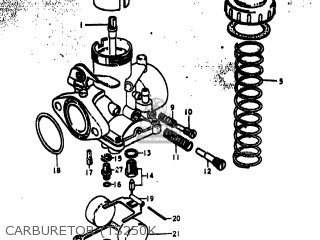 CARBURETOR (TS250K - TS250 1973 (K) USA (E03)