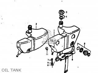 OIL TANK - TS250 1973 (K) USA (E03)