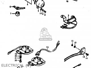 ELECTRICAL (2) - TS250 1974 (L) USA (E03)