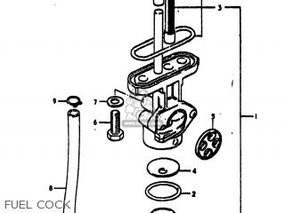 FUEL COCK - TS250 1974 (L) USA (E03)