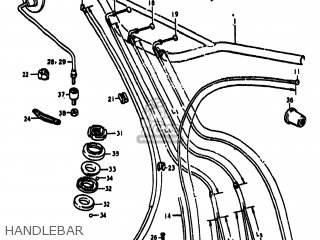 HANDLEBAR - TS250 1974 (L) USA (E03)