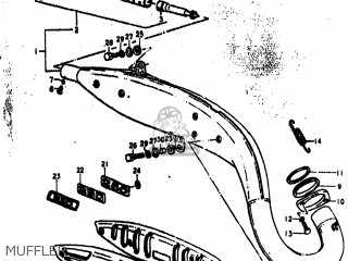 Suzuki TS250 1975 (M) USA (E03) parts lists and schematics