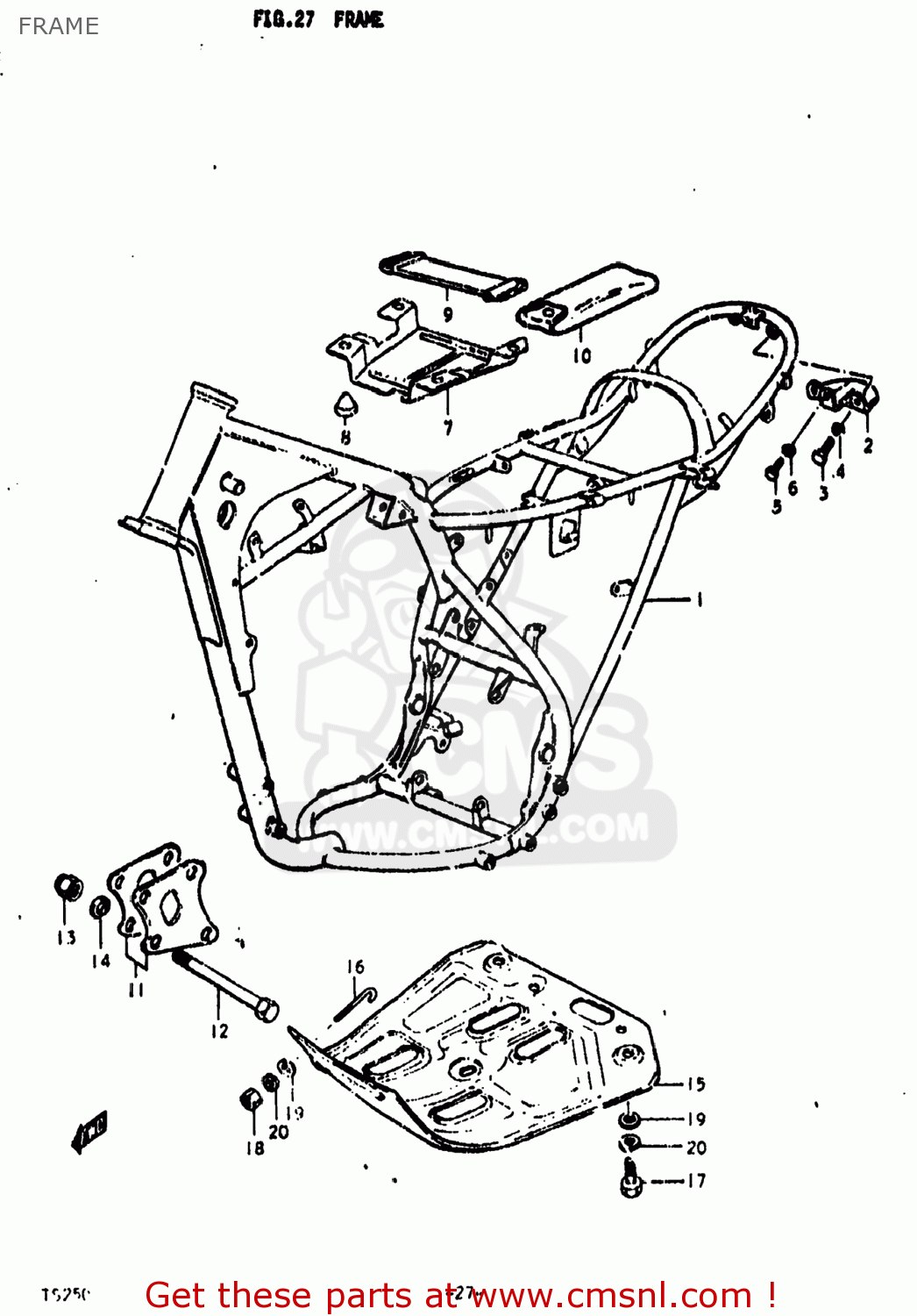 FRAME TS250 1976 (A) USA (E03)