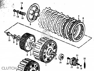 CLUTCH (TS250K - TS250 1976 (A) USA (E03)