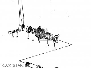KICK STARTER - TS250 1976 (A) USA (E03)
