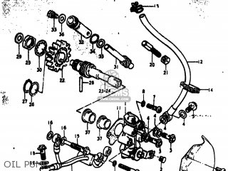 OIL PUMP - TS250 1976 (A) USA (E03)
