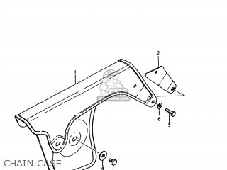 CHAIN CASE - TS250 1977 (B) USA (E03)