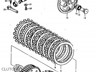 CLUTCH - TS250 1977 (B) USA (E03)