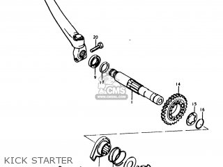 KICK STARTER - TS250 1977 (B) USA (E03)