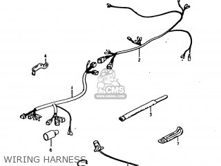 WIRING HARNESS - TS250 1977 (B) USA (E03)