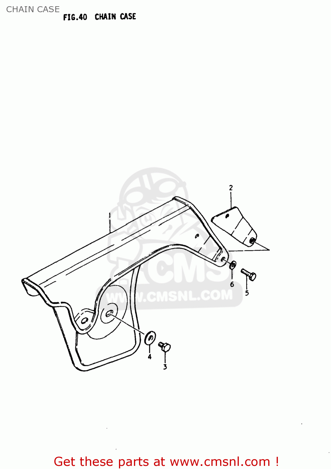 CHAIN CASE TS250 1978 (C) USA (E03)