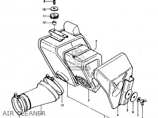 AIR CLEANER - TS250 1979 (N) USA (E03)