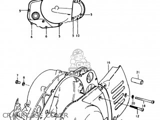 CRANKCASE COVER - TS250 1979 (N) USA (E03)