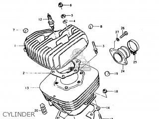 CYLINDER - TS250 1979 (N) USA (E03)