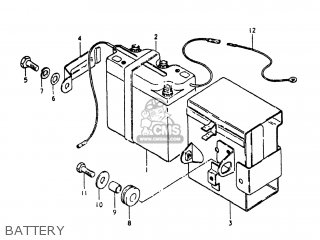 BATTERY - TS250 1980 (T) USA (E03)