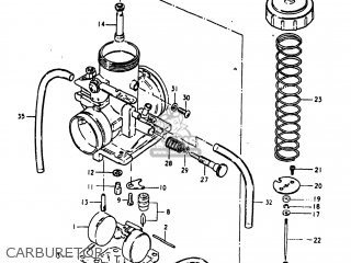 CARBURETOR - TS250 1980 (T) USA (E03)