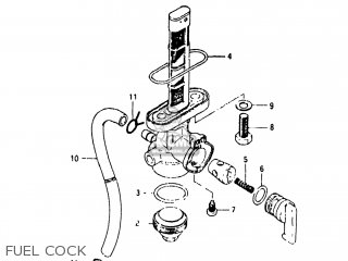 FUEL COCK - TS250 1980 (T) USA (E03)