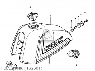 FUEL TANK (TS250T) - TS250 1980 (T) USA (E03)