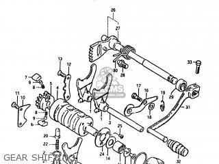 GEAR SHIFTING - TS250 1980 (T) USA (E03)