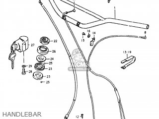 HANDLEBAR - TS250 1980 (T) USA (E03)
