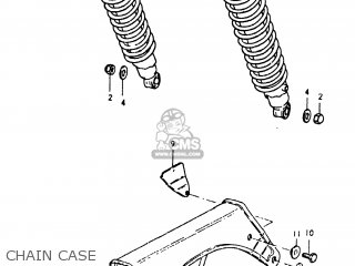 CHAIN CASE - TS250 1981 (X) USA (E03)