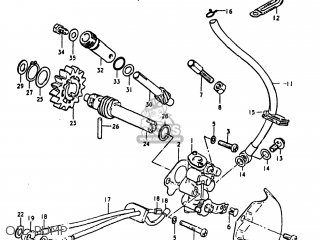 OIL PUMP - TS250 1981 (X) USA (E03)