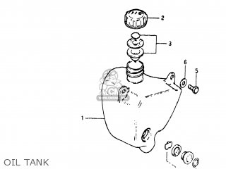 OIL TANK - TS250 1981 (X) USA (E03)