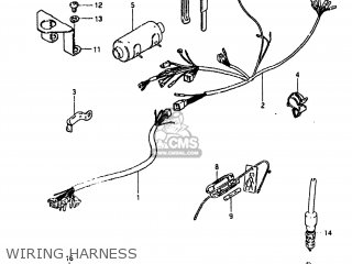WIRING HARNESS - TS250 1981 (X) USA (E03)