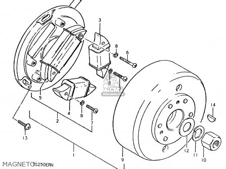 MAGNETO - TS250ER 1979 (N) (E01 E02 E04 E16 E18 E22 E24 E39)