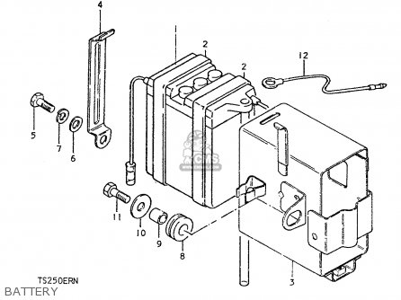 BATTERY - TS250ER 1979 (N) (E01 E02 E04 E16 E18 E22 E24 E39)