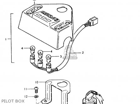 PILOT BOX - TS250ER 1979 (N) (E01 E02 E04 E16 E18 E22 E24 E39)