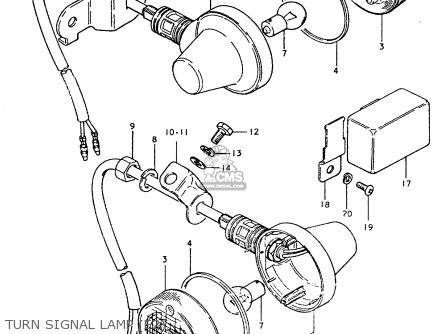 TURN SIGNAL LAMP (E2) - TS250ER 1979 (N) (E01 E02 E04 E16 E18 E22 E24 E39)