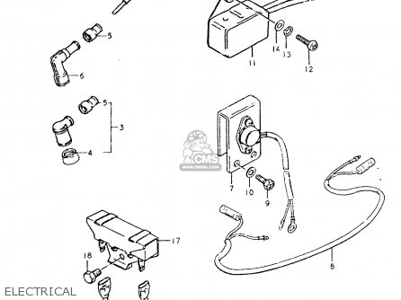ELECTRICAL - TS250ER 1979 (N) (E01 E02 E04 E16 E18 E22 E24 E39)