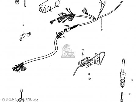WIRING HARNESS - TS250ER 1979 (N) (E01 E02 E04 E16 E18 E22 E24 E39)