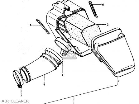 AIR CLEANER - TS250ER 1979 (N) (E01 E02 E04 E16 E18 E22 E24 E39)