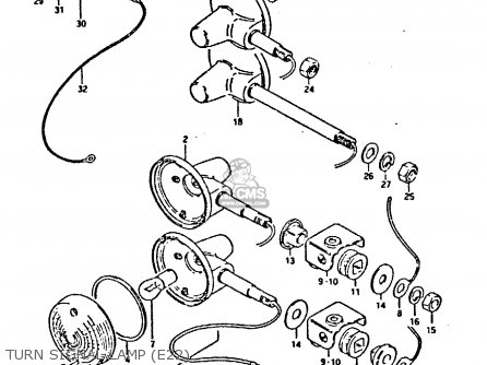 TURN SIGNAL LAMP (E22) - TS250ER 1980 (T) (01 02 E04 E09 E16 E17 E18 E21 E22 E24 E30 E39)