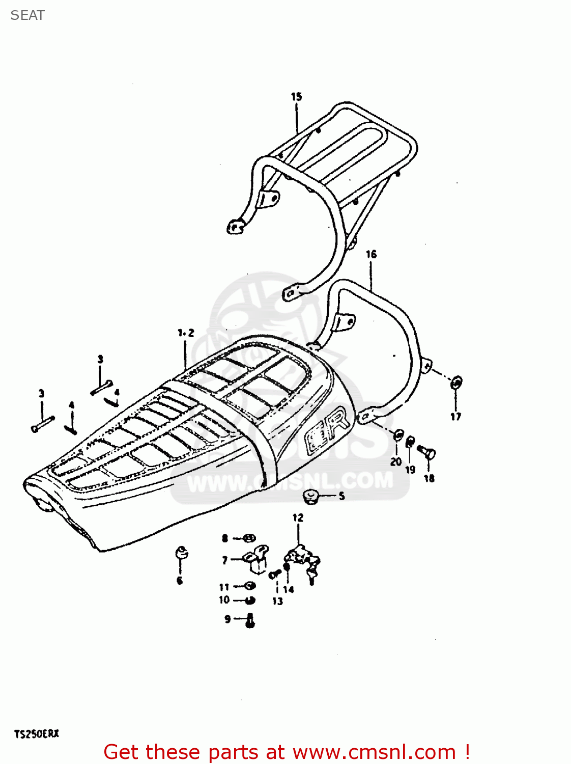 SEAT TS250ER 1981 (X) (E1 E2 E4 E09 E16 E17 E18 E21 E22 E24 E30 E39)