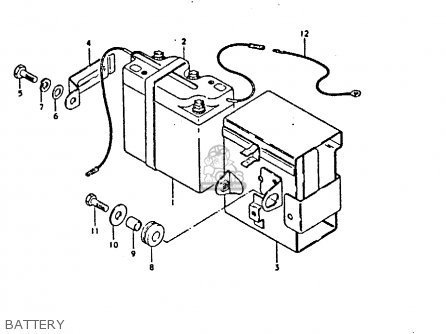 BATTERY - TS250ER 1981 (X) (E1 E2 E4 E09 E16 E17 E18 E21 E22 E24 E30 E39)
