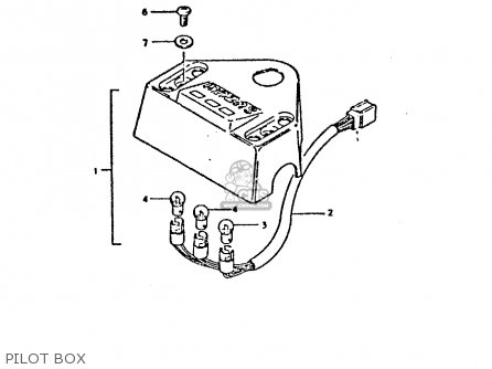 PILOT BOX - TS250ER 1981 (X) (E1 E2 E4 E09 E16 E17 E18 E21 E22 E24 E30 E39)