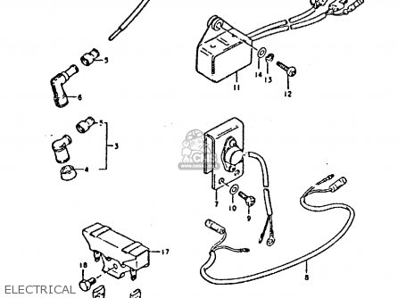 ELECTRICAL - TS250ER 1981 (X) (E1 E2 E4 E09 E16 E17 E18 E21 E22 E24 E30 E39)