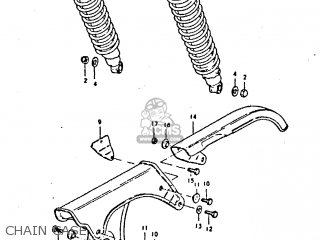 CHAIN CASE - TS250ER 1981 (X) (E1 E2 E4 E09 E16 E17 E18 E21 E22 E24 E30 E39)